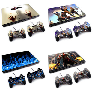 PS2 slim 70000游戏主机贴纸 贴纸游戏机卡通保护贴 手柄贴膜贴纸