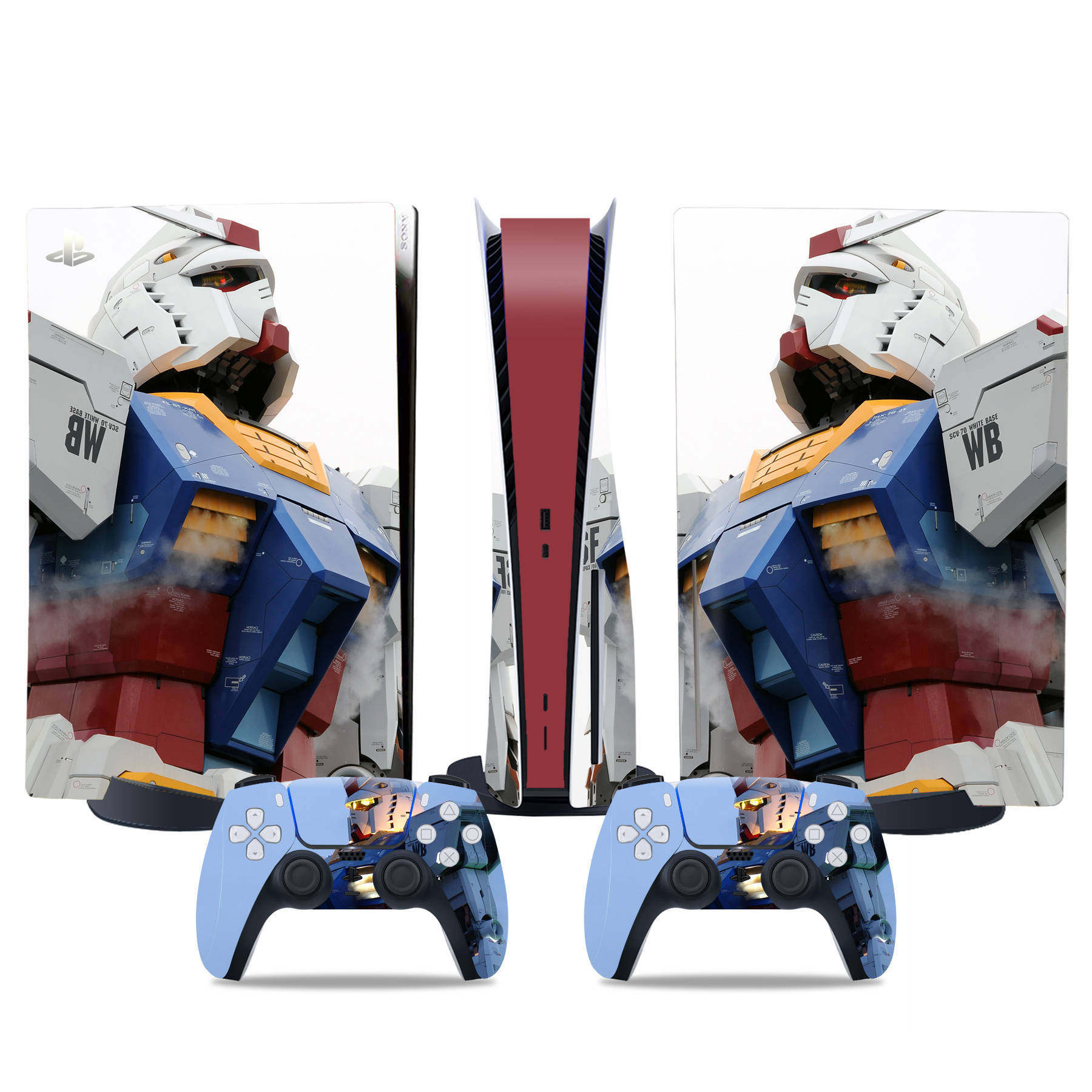 PS5 Disc光驱版游戏机全身贴纸 数字版 彩膜贴创意贴纸 手柄贴纸