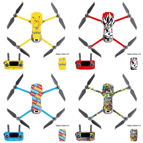 适用于DJI大疆御MAVIC 2 Pro贴纸机身遥控器电池全套贴防水炫酷无