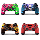 PS4手柄贴纸slim触摸板痛贴pro手柄保护贴膜动漫彩色贴膜全包手柄