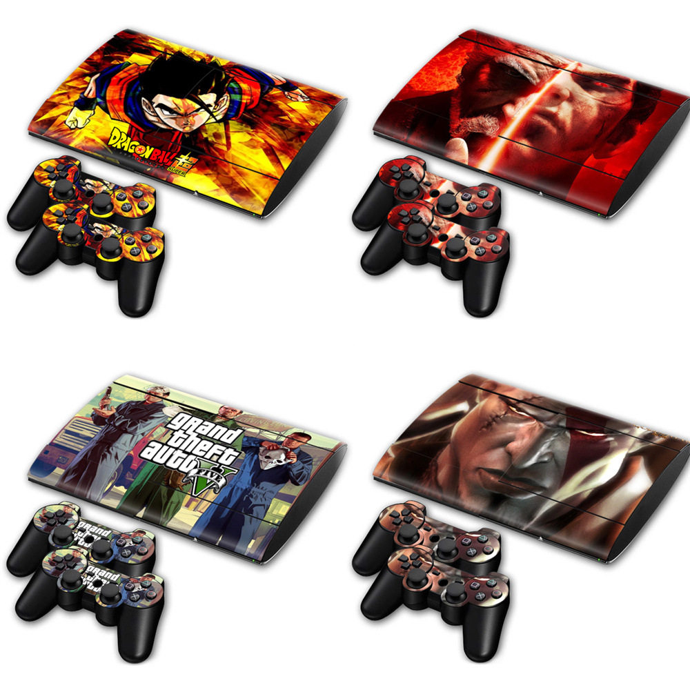 PS3 super slim 4000贴纸机身贴纸 游戏机贴纸贴膜保护贴