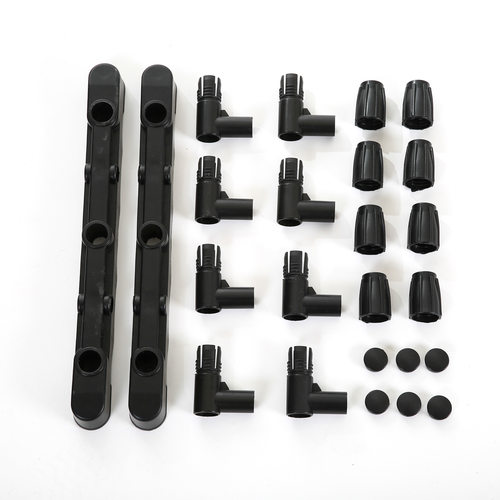 可伸缩塑料配件全套h型晾衣架