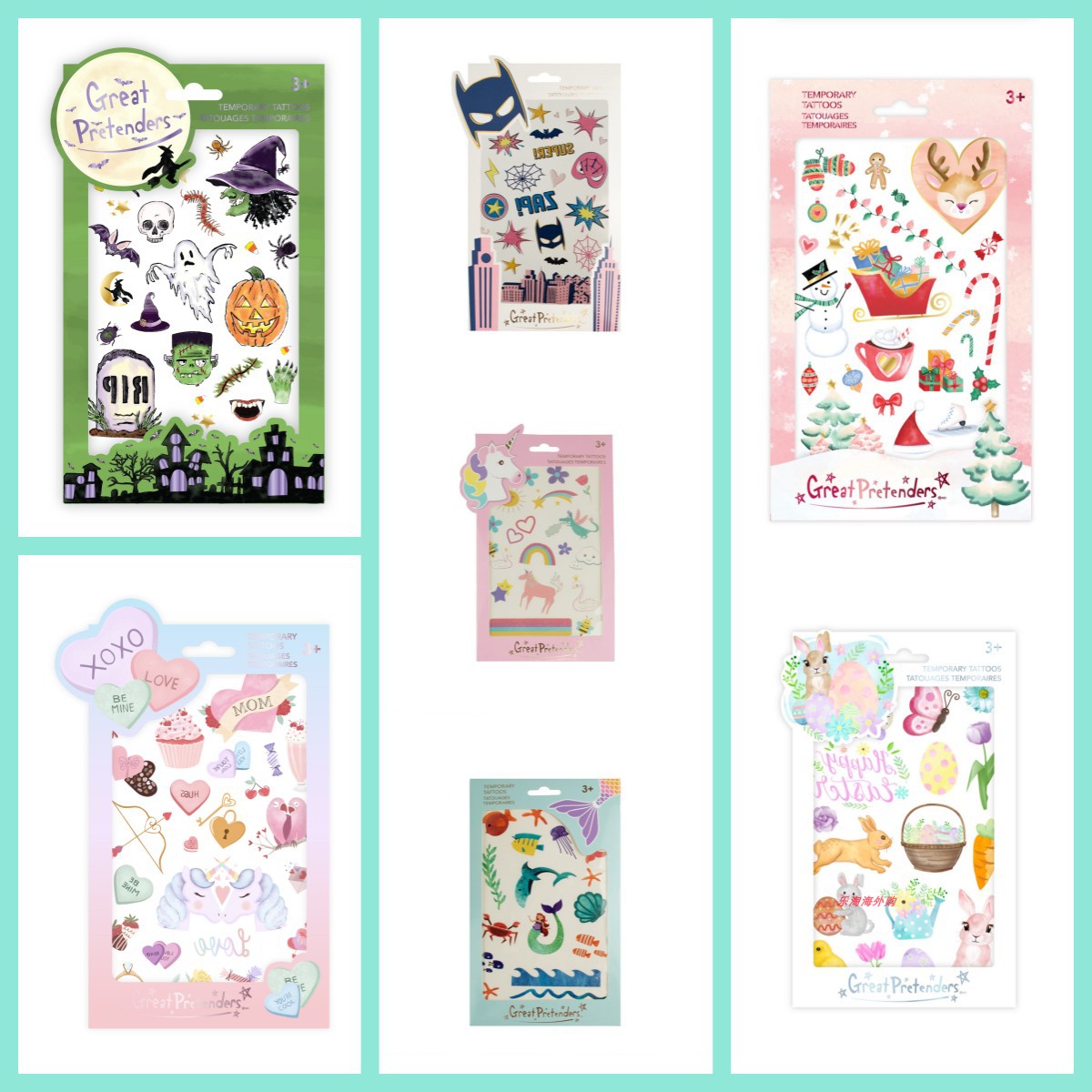 测试推荐纹身贴派对贴聚会