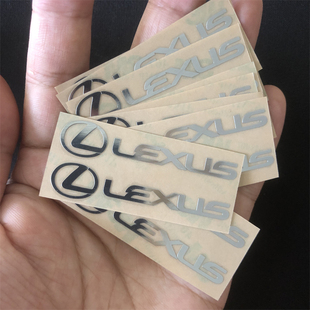 雷克萨斯ES200 ES300h RX300 RX450hL NX260改装汽车贴纸金属车标
