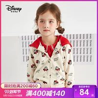 Quần áo trẻ em Disney cho bé trai và bé gái áo len dệt kim trùm đầu 2019 mùa thu mới kiểu áo sơ mi bé trai - Áo khoác áo khoác trẻ em hàn quốc