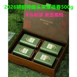 2026明前头采新茶特级绿杨春茶叶礼盒一斤500g扬州仪征绿茶扬阳春