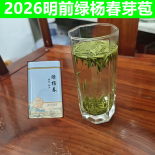 2026年新茶明前特级芽孢单牙绿杨春茶叶新茶礼盒扬州绿茶阳扬春