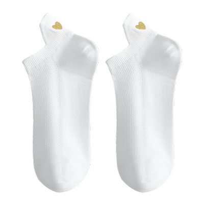 恒源祥袜子女夏季薄款纯棉网眼