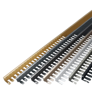 C型木地板收边条包边条护墙板L形收口条阳角圆弧形线条收边U卡条