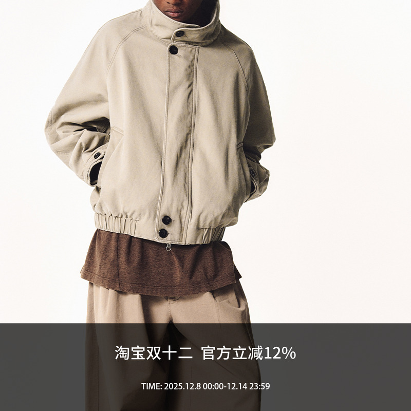 MANUFACTURE 水洗哈灵顿夹克