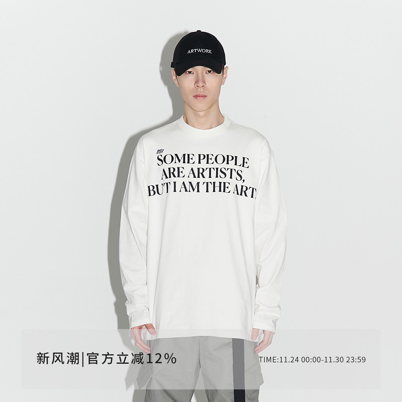 attempt艺术家长袖t恤