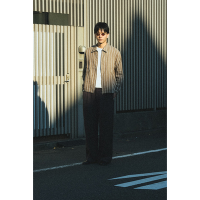 MANUFACTURE 肌理条纹轻薄夹克