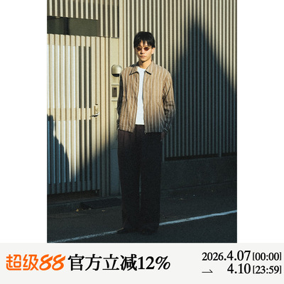 MANUFACTURE 肌理条纹轻薄夹克