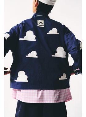 MANUFACTURE DISNEY PIXAR TOY STORY 系列 云朵翻领双面夹克