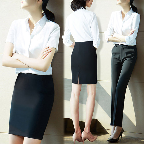 工作服气质女神范面试职业套装