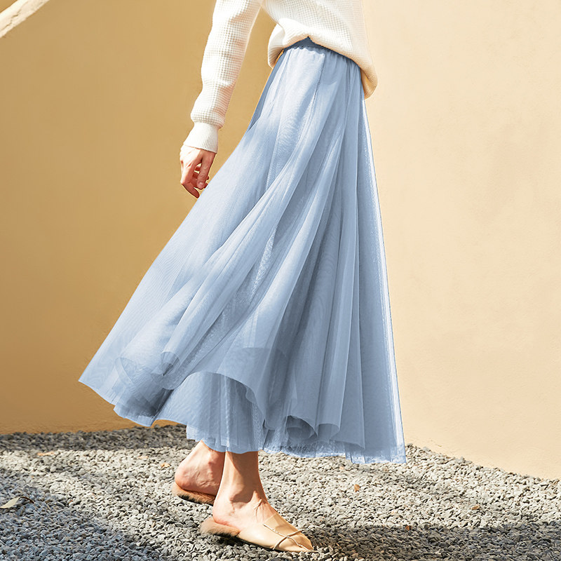 After Sparrow fairy skirt Popular Jacobs Show thin Pleated skirt Mid length version Yarn skirt Paige Long skirtsin the Women's clothing/Boutique , Skirts  category - from Buy2taobao.com to provide professional Taobao agent buy service