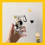 Hàn Quốc ins Charlie Brown mini ví ví nữ nhỏ dễ thương sáng tạo túi son môi túi xu túi lưu trữ tai nghe - Ví / chủ thẻ vi da nam