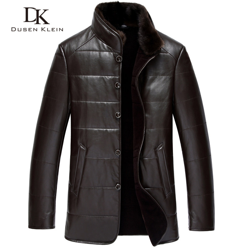 海甯綿羊皮真皮皮衣男皮毛壹體水貂立領羊毛內裏中長外套斷碼清倉在類目 男裝, 皮衣中 - 來自Buy2taobao.com提供專業的淘寶代購服務