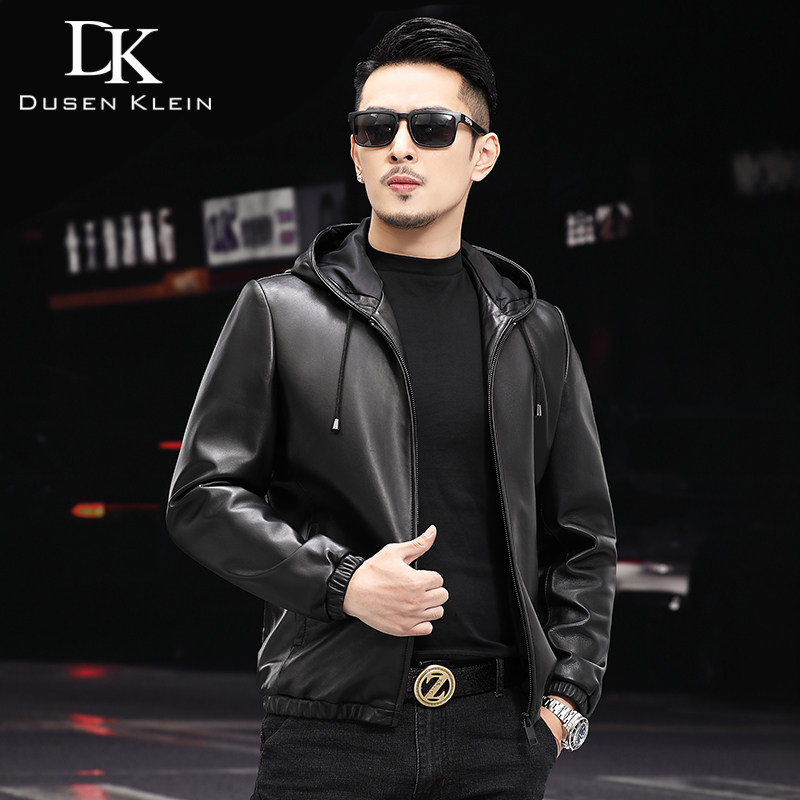 男真皮短款夹克机车新款外套皮衣