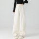 more休闲卫裤 百搭垂感直筒阔腿裤 女2025冬季 one 新款 时尚 拖地长裤