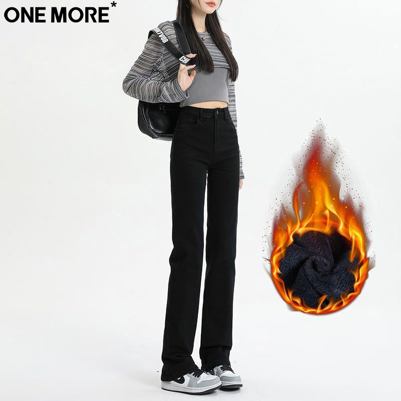 美式复古牛仔裤女冬季新款