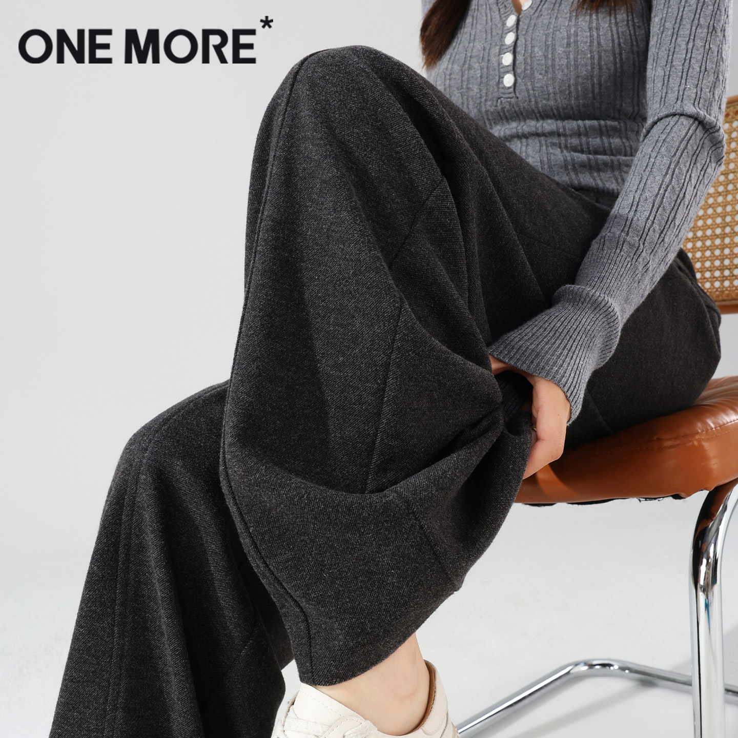 onemore立体口袋香蕉裤