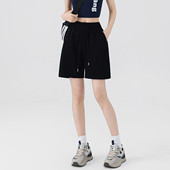 五分阔腿中裤 one 外穿宽松薄款 休闲爆款 more运动短裤 女2025夏季