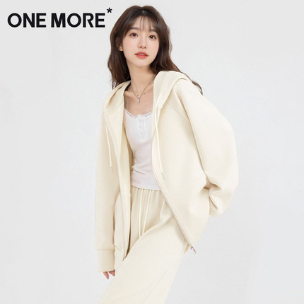 one more巨好看的早秋一整套2025新款卫衣裤子两件套运动套装女X