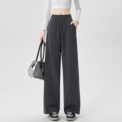 直筒裤垂感拖地休闲香蕉阔腿裤