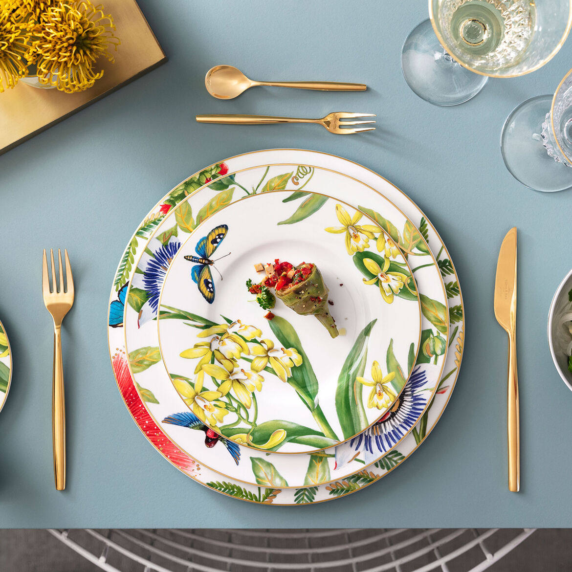 villeroyboch德国唯宝进口骨瓷餐具碗碟盘子家用沙拉碗亚马逊