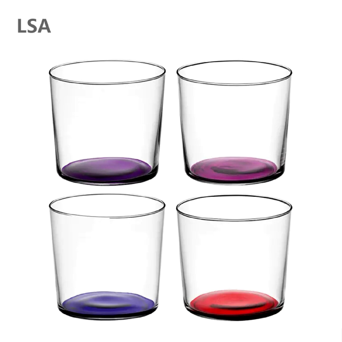 英国lsa进口套装彩色水晶玻璃杯