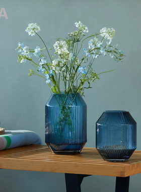 英国LSA进口Rotunda水晶玻璃花瓶摆件客厅插花创意水培养轻奢装饰