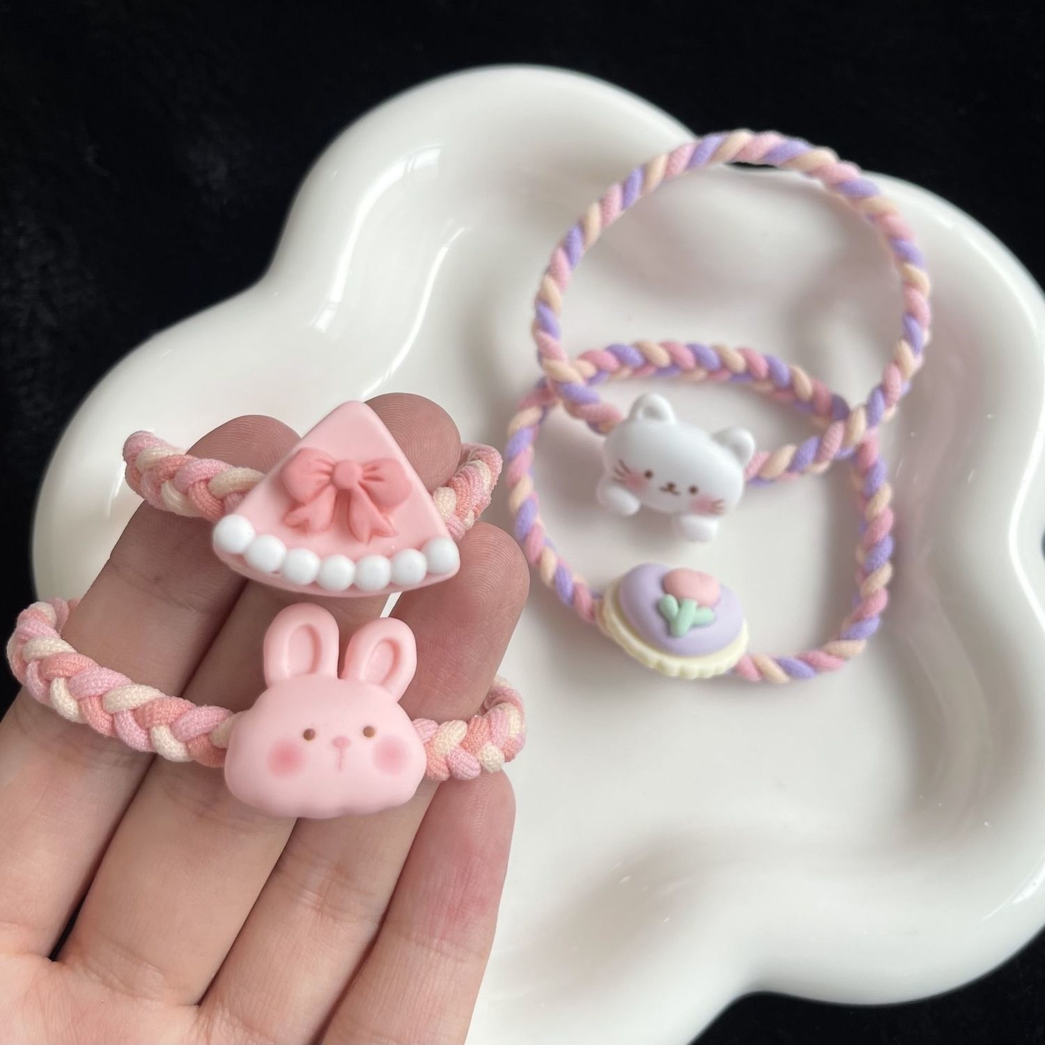 高颜值小皮筋送男友少女心发绳