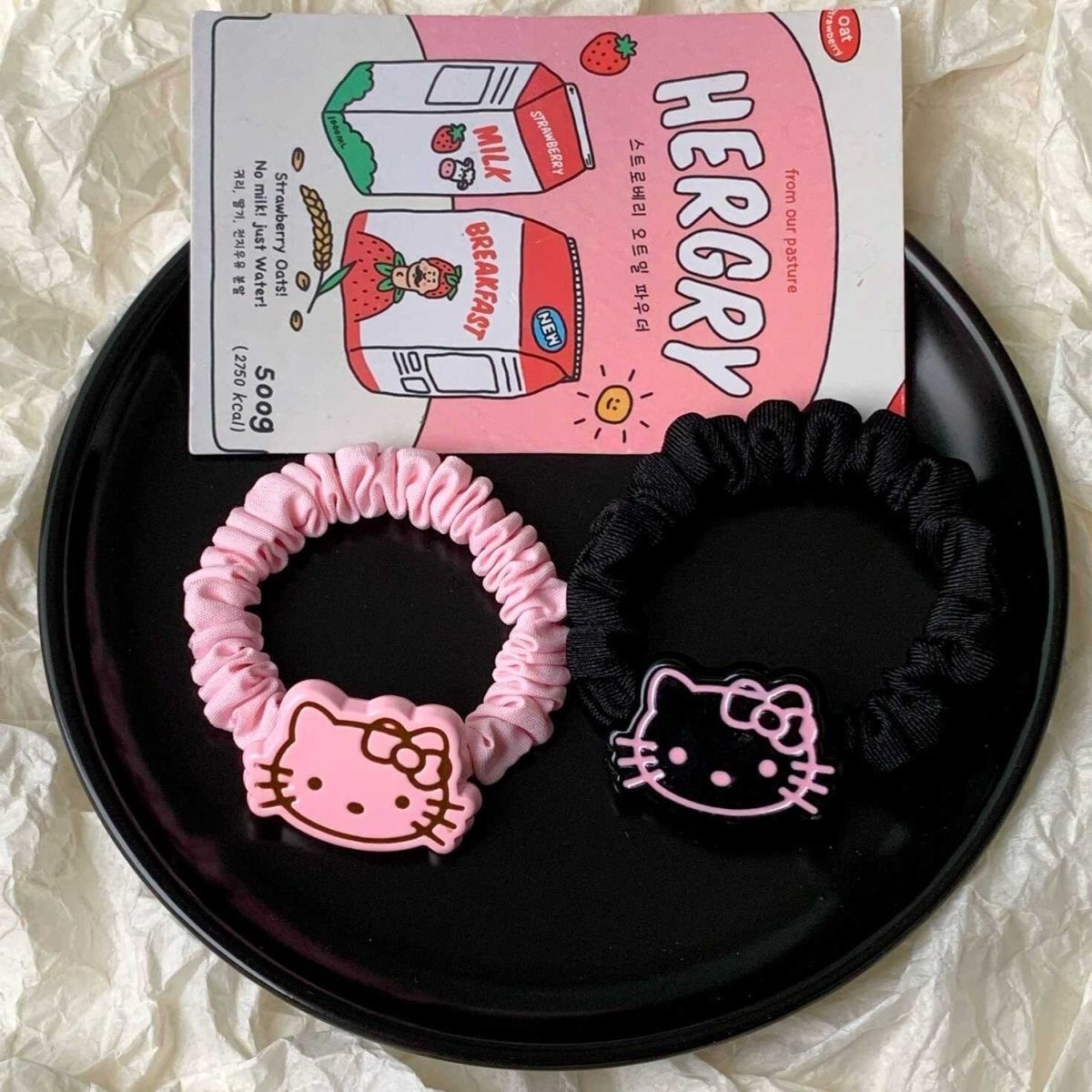 小猫发圈卡通大肠圈少女皮筋