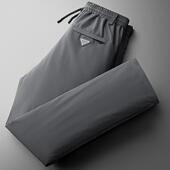 高端冬季 中年 直筒户外防水羽绒裤 加厚御寒保暖白鹅绒休闲裤 子男士