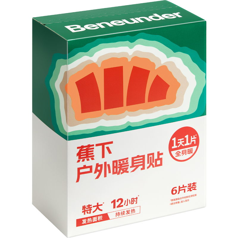 蕉下暖宝宝东北暖贴痛经女生用姨妈贴发热贴护腰带暖腹贴热敷贴