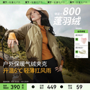 夹棉棉衣菱格美式 蕉下气绒夹克外套女冬新款 飞行员保暖似羽绒棉服