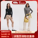 显瘦新款 polo领肌底衣修身 蕉下针织衫 白色长袖 双十二达播专属