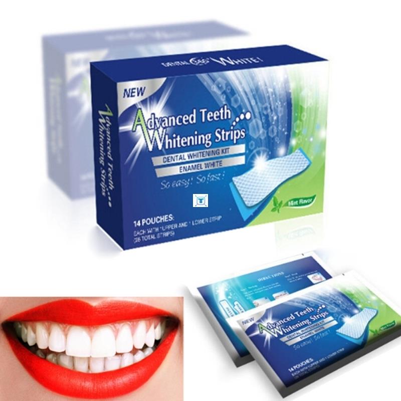 28Pcs/14Pair 3D Gel Teeth Whitening Strips White Tooth Denta