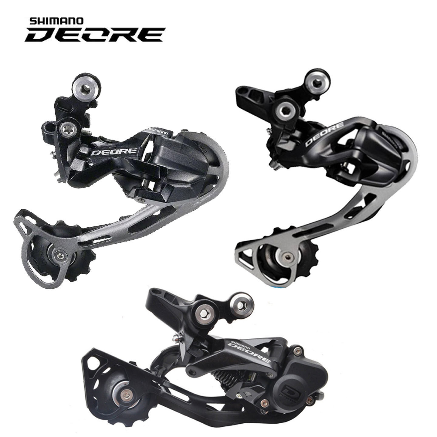 SHIMANO禧玛诺DEORE RD-M610 M615后拨10速30速M593变速器M6000