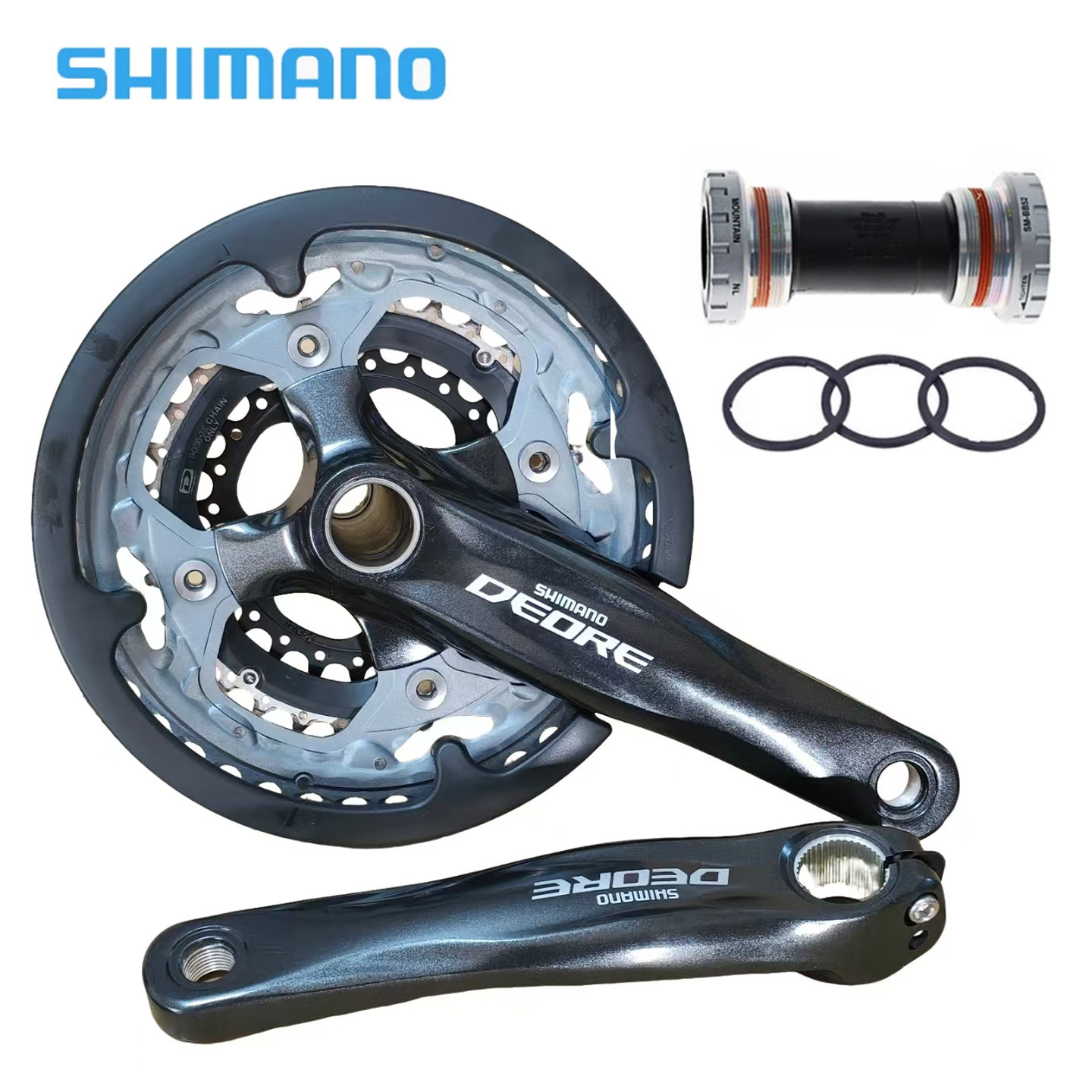 经典SHIMANO禧玛诺DEORE M590 M591 M610 T611牙盘10速30速42T44T