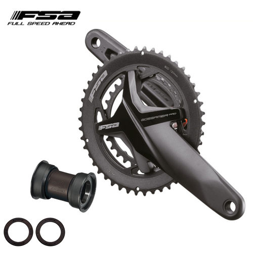 FSA牙盘 50-34齿 BB30 BB386 PF30中轴五通 公路车牙盘10 11 12速