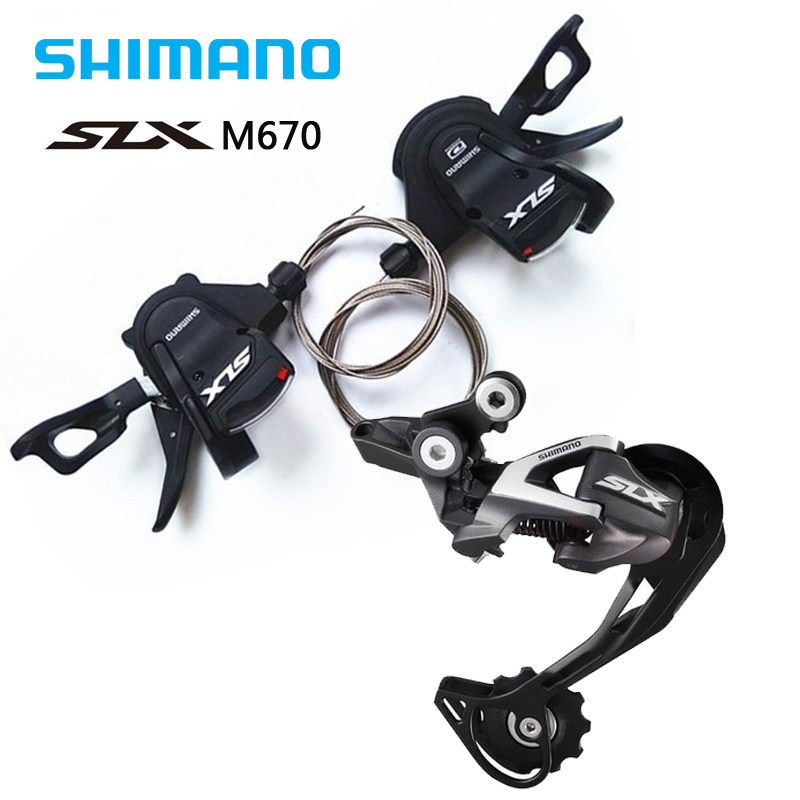 SHIMANO禧玛诺SLX M660指拨10速 30速左右指拨 M670后拨M671 前拨