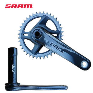 SRAM速联FORCE DUB公路单盘XPLR碳纤维曲柄组12速牙盘38T正负齿盘