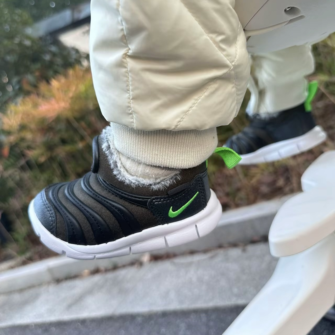 Nike/耐克儿童DYNAMO FREE婴童运动鞋冬加绒耐克毛毛虫DO5888-331