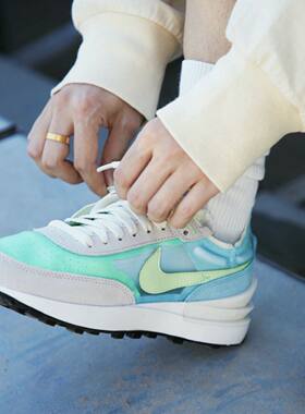 Nike/耐克Waffle One active 夏季透气网布织物休闲鞋DC2533-600