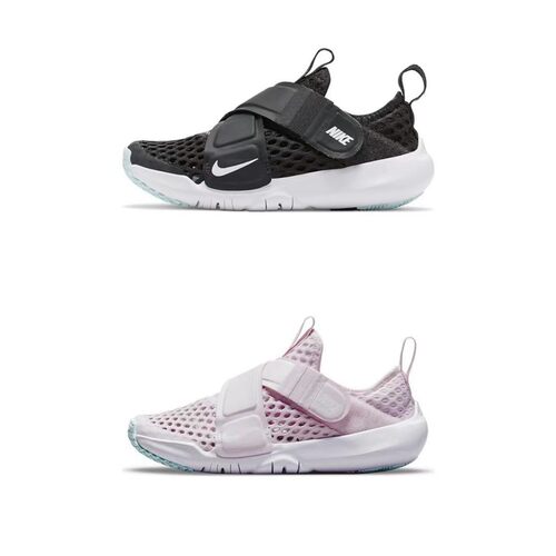 耐克夏季透气休闲鞋网眼黑色