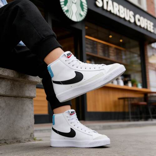 Nike/耐克 BLAZER GS 大童中帮耐磨运动休闲板鞋 DA4086-108