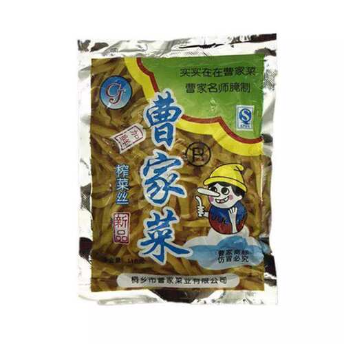 桐乡曹家榨菜丝108g腌制