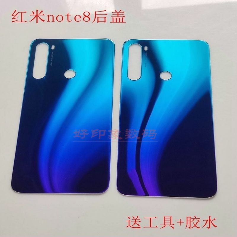 适用红米note8玻璃后盖替换原装原厂note8Pro手机电池盖拆机中框